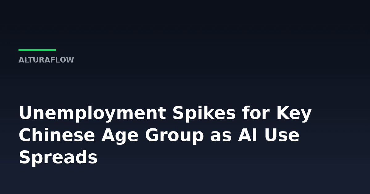 Why China's 25-29 Employment Drop Matters for Global Markets -- AlturaFlow