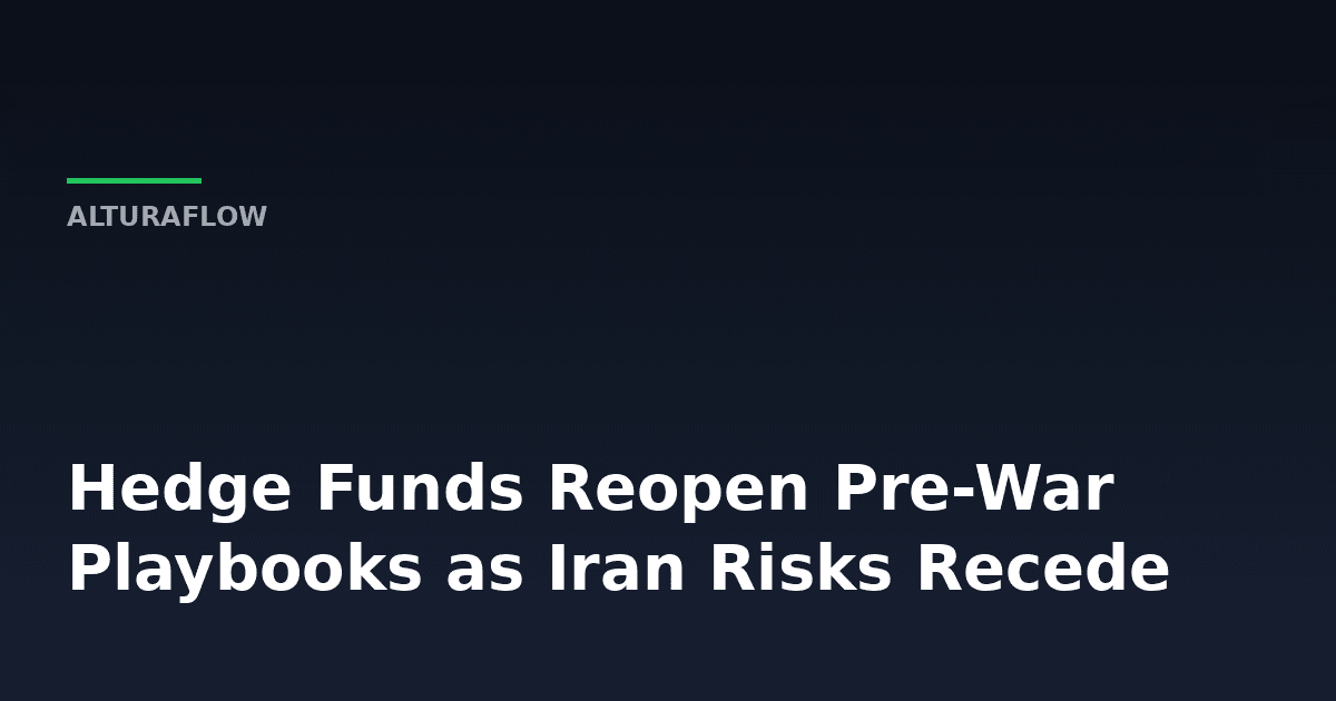 What Happens to Markets When a Major Geopolitical Risk Disappears -- AlturaFlow