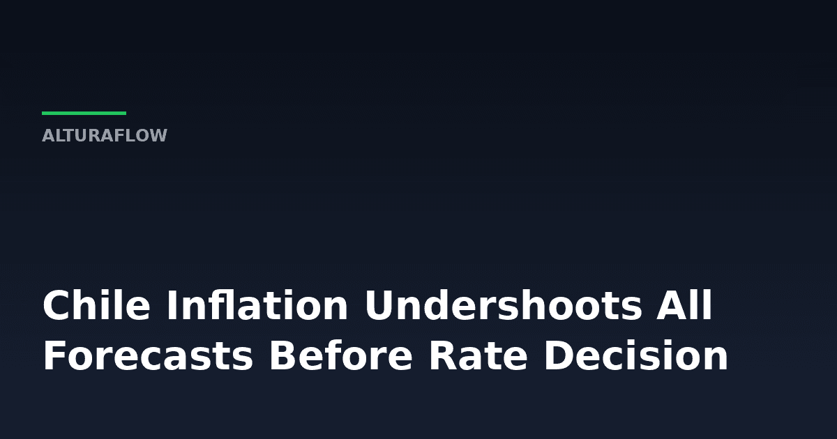 What Chile's Inflation Miss Tells Us About Central Bank Rate Decisions -- AlturaFlow