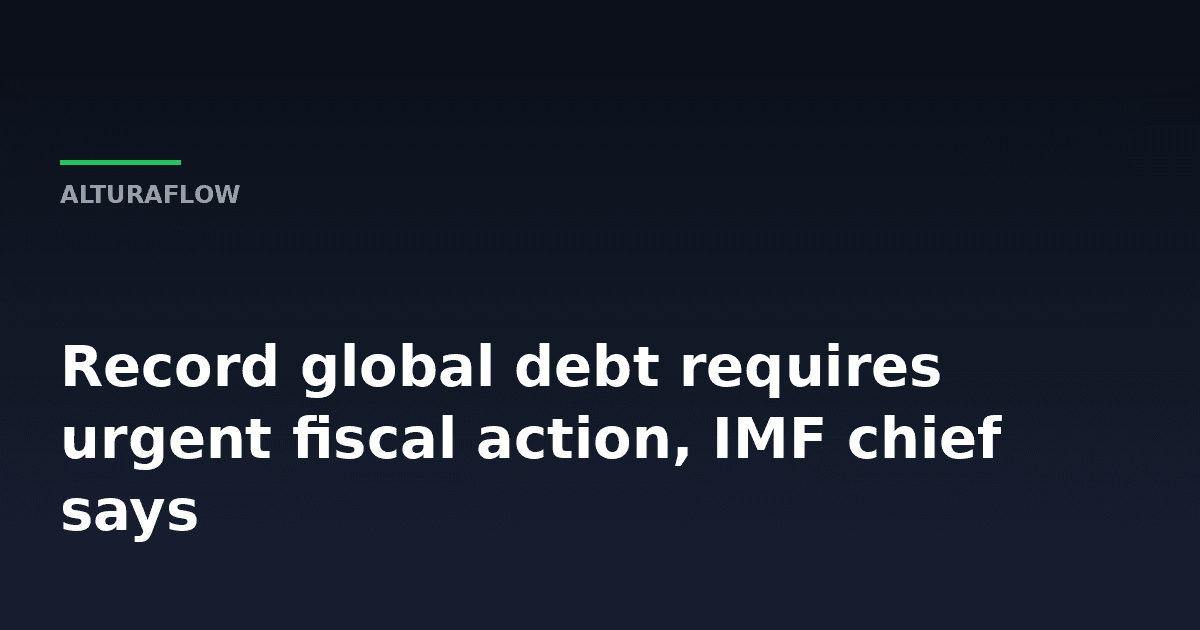 Why Global Debt Is Breaking Through 100% of GDP Two Years Early -- AlturaFlow
