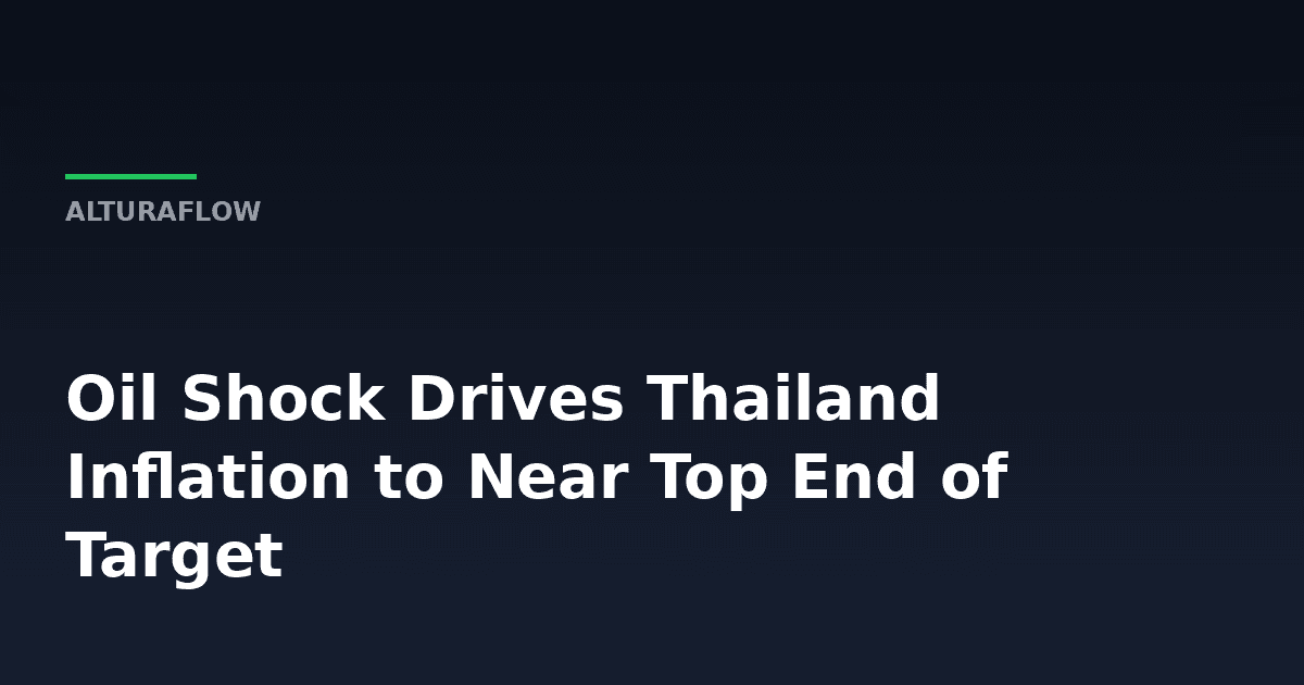 What Thailand's Oil-Driven Inflation Spike Says About Energy Risk -- AlturaFlow