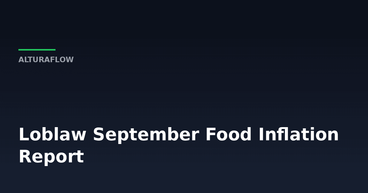 What Food Inflation Under 3% Actually Means for Markets and Your Wallet -- AlturaFlow
